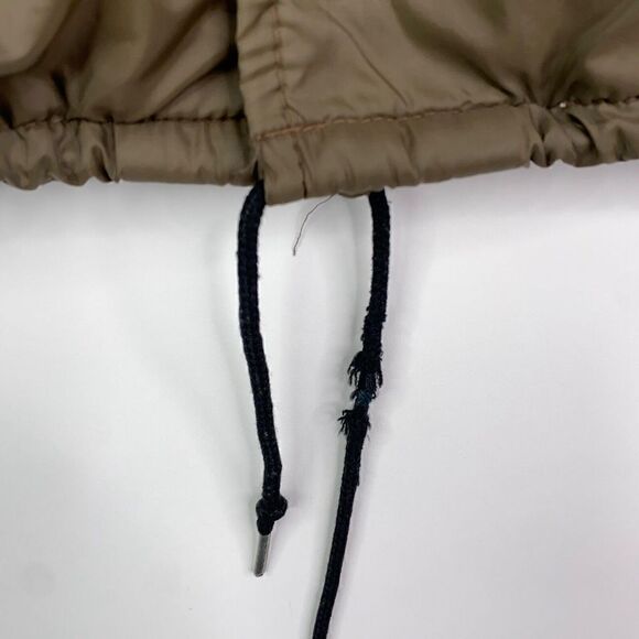 Vintage Wooden Nickel Johnsburg ILL Adult Size Small Brown Kimi Satin Jacket - Picture 8 of 9